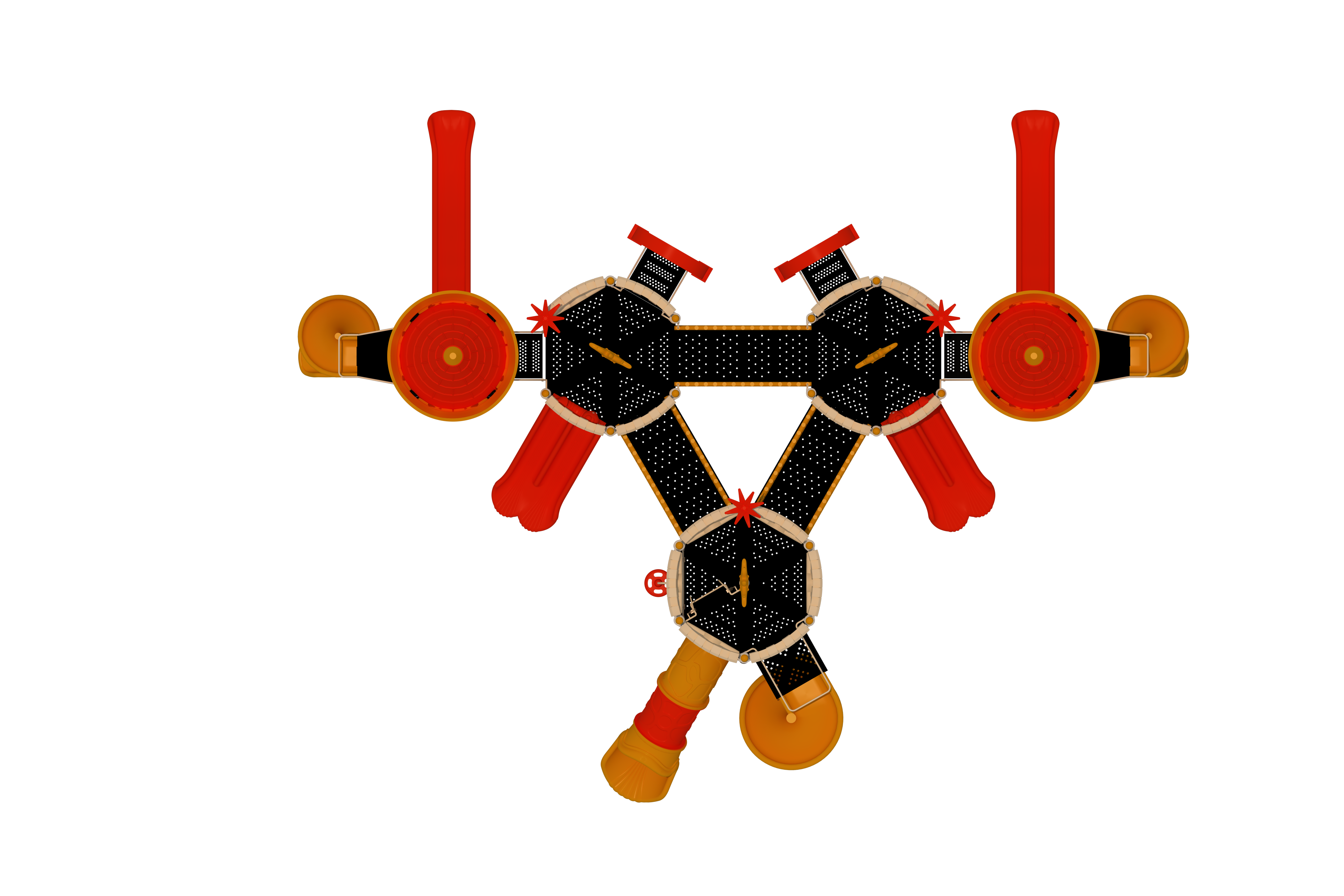 Kale Temalı Oyun Grubu B-200 PRK-205 | Temalı Metal Oyun Grupları | Erse Kent Mobilyaları